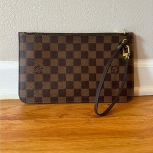 Louis Vuitton Damier Ebene Neverfull MM GM Pochette